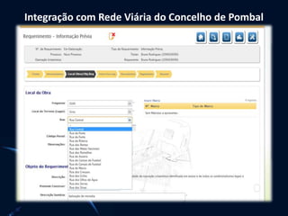 Integração com Rede Viária do Concelho de Pombal
 