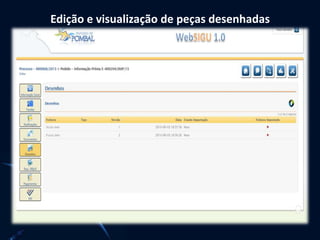 Edição e visualização de peças desenhadas
 