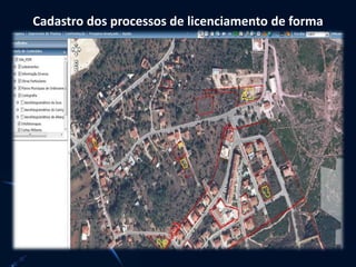 Cadastro dos processos de licenciamento de forma
automática
 
