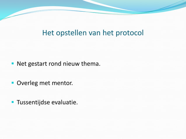 Ppt. evaluatie protocol stage | PDF