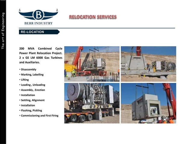 RELOCATION ENGINEERING FOR HEAVY DUTY | PPT