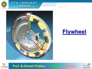 Prof. B.Dinesh Prabhu PESCE Mandya
Flywheel
 