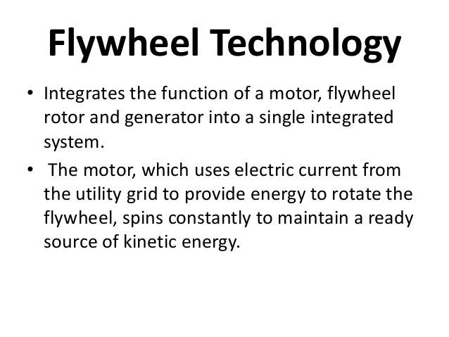 Ppt Fly Wheel Navin Kohli