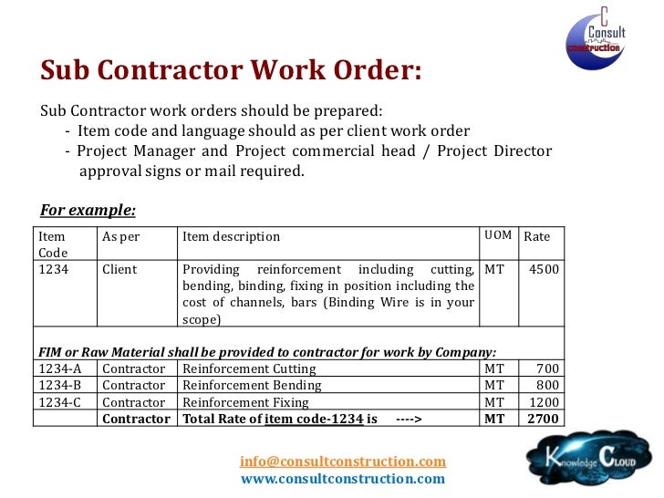 sample quotation for construction work