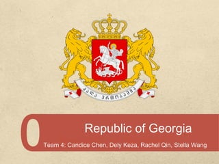 Republic of Georgia
TeamRepublic of Georgia Stella Wang
    4: Candice Chen, Dely Keza, Rachel Qin,
 