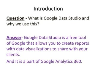PPT - Google Data Studio