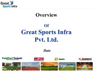 Overview
        Of
Great Sports Infra
    Pvt. Ltd.
       Date
 