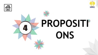 PROPOSITI
ONS
 