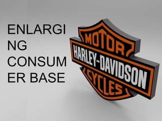 ENLARGI
NG
CONSUM
ER BASE
 