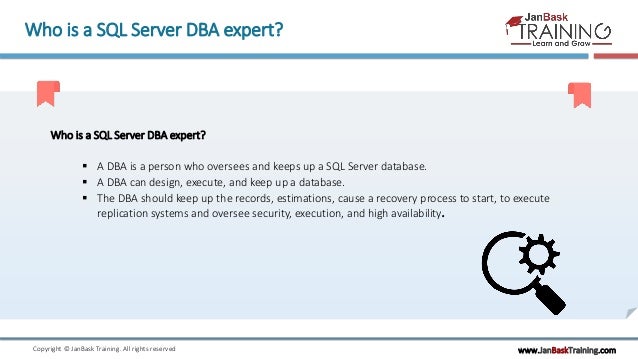 How to become a SQL Server DBA? | JanBask Training