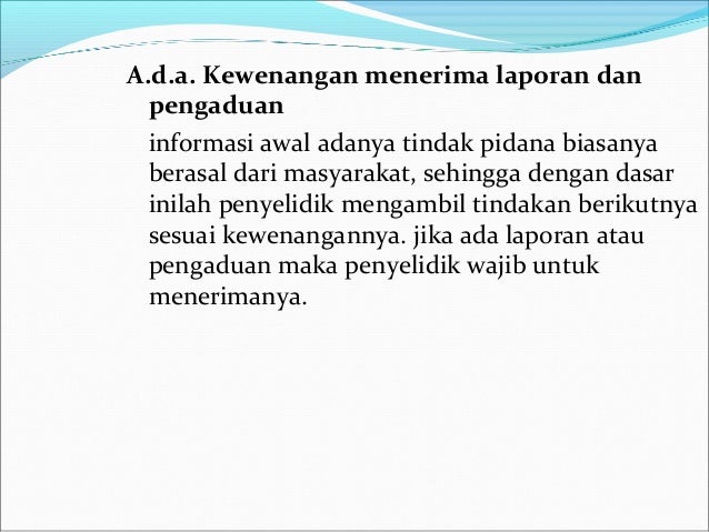 Ppt Materi Kuliah Hukum Acara Pidana