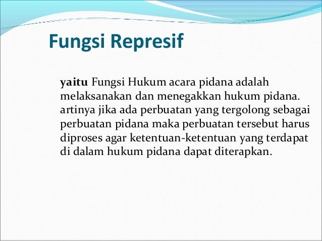 Ppt Materi Kuliah Hukum Acara Pidana