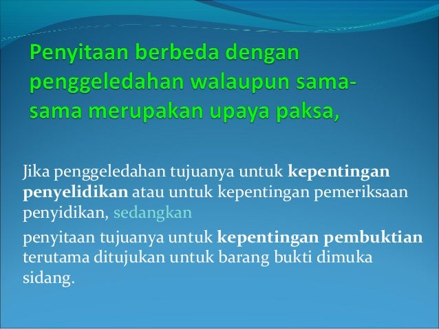 PPT MATERI KULIAH HUKUM ACARA PIDANA