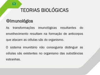 TEORIAS BIOLÓGICAS
 