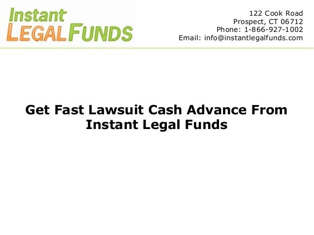 cash advance on settlements