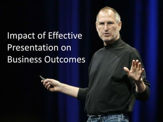 Impact of Effective
Presentation on
Business Outcomes
 