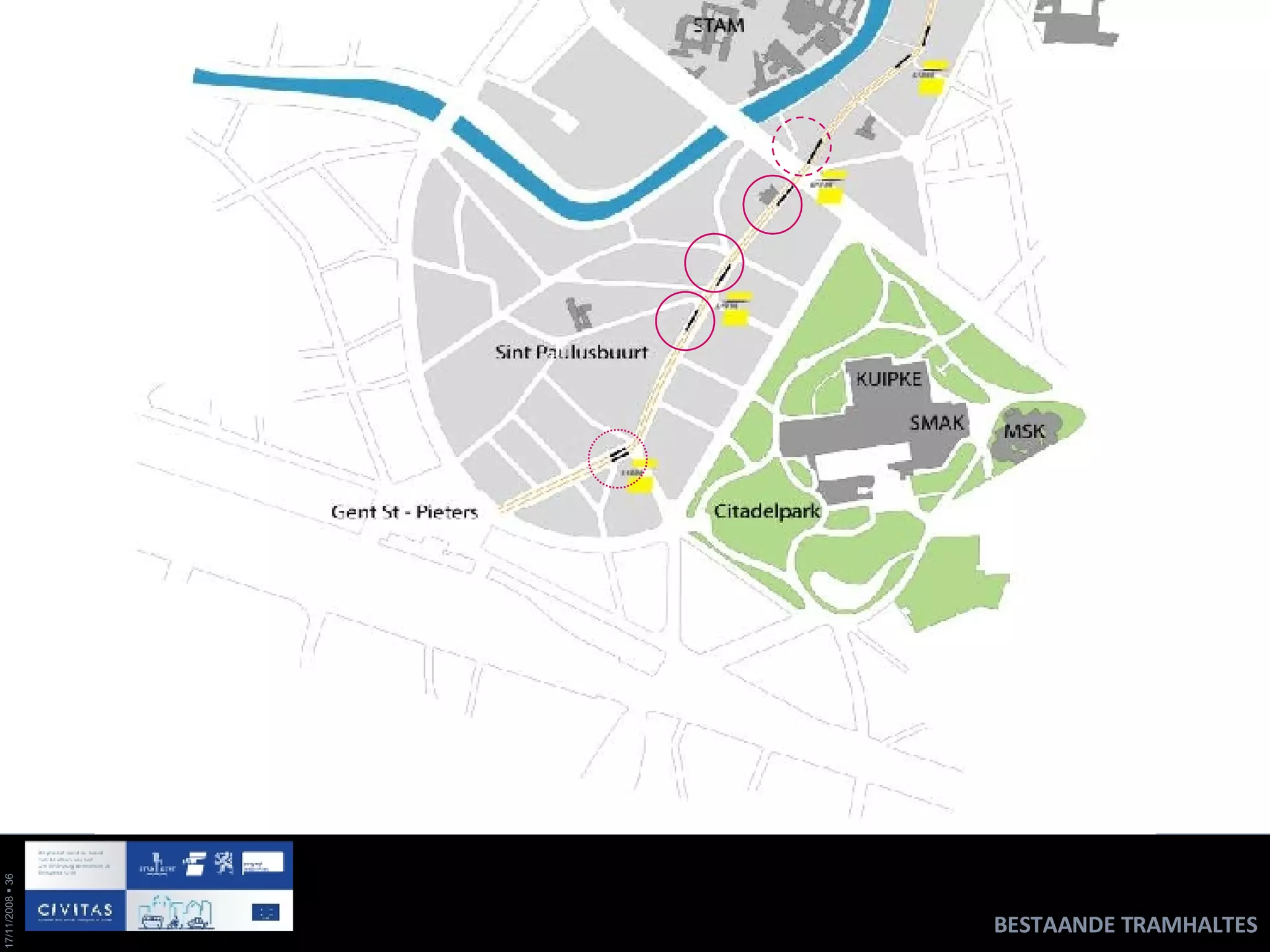 BESTAANDE TRAMHALTES 