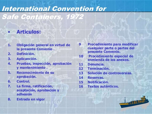 Container Convention A-6:International Convention For Safe Containers – VUXF