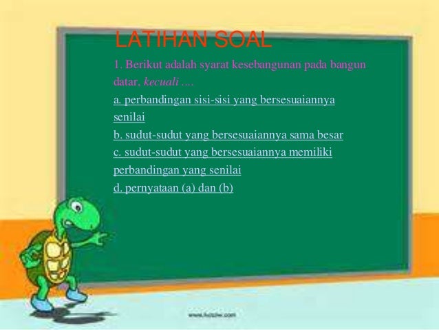Ppt kesebangunan bangun datar