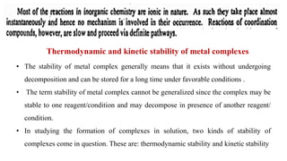 ppt-Kinetics and Mechanism of Reactions in Metal Complexes-2.pdf