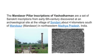 Mandsor Inscription PPT- Kinship, Caste & Class.pptx Grade 12 History chapter | PPTX