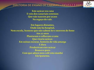 DIRETORIA DE ENSINO DE CAIEIRAS – CICLO I / 2.010Estrada de Ferro Central de Ferro – 1924 (óleo sobre tela)       TARSILA DO AMARAL