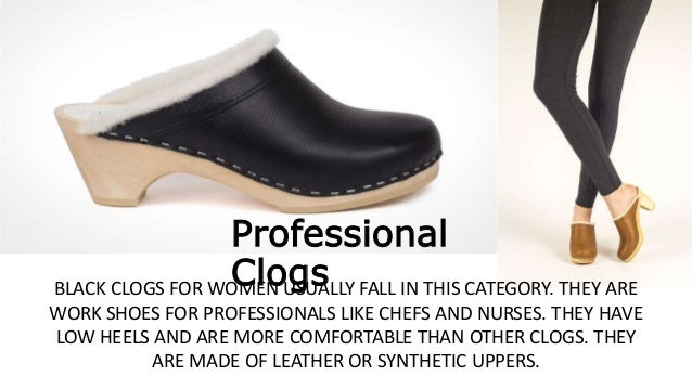 types of clogs