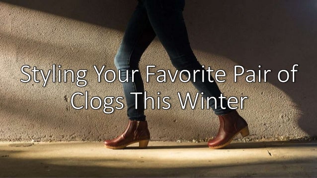 clogs for winter