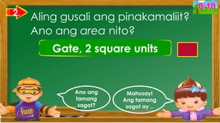 PPT - MATH 2-PAGKUHA NG LAWAK NG ISANG HUGIS GAMIT ANG SQUARE TILE UNIT ...