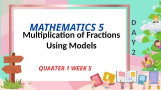 MULTIPLICATION OF FRACTIONS USING MODELS PPT-MATHEMATICS-5-Q1-W5.pptx