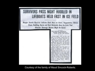 Courtesy of the family of Maud Sincock-Roberts.
 