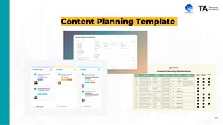 Content Planning Template
29
 