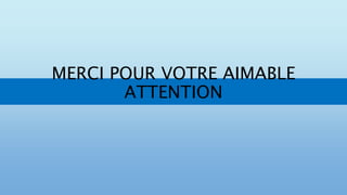 MERCI POUR VOTRE AIMABLE
ATTENTION
 