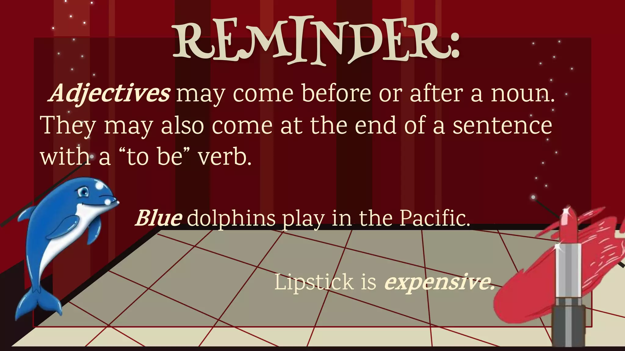Use appropriate modifiers ppt