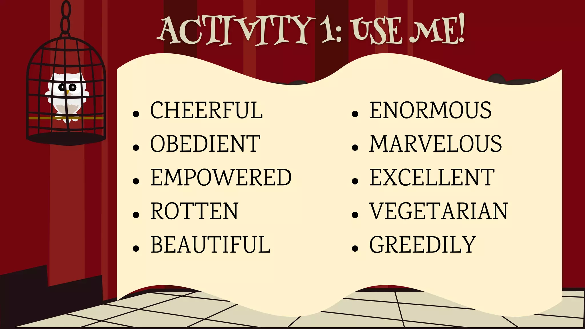 Use appropriate modifiers ppt