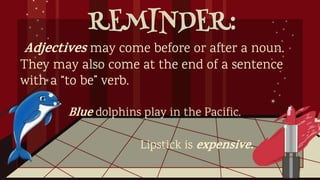 Use Appropriate Modifiers | PPTX | Education