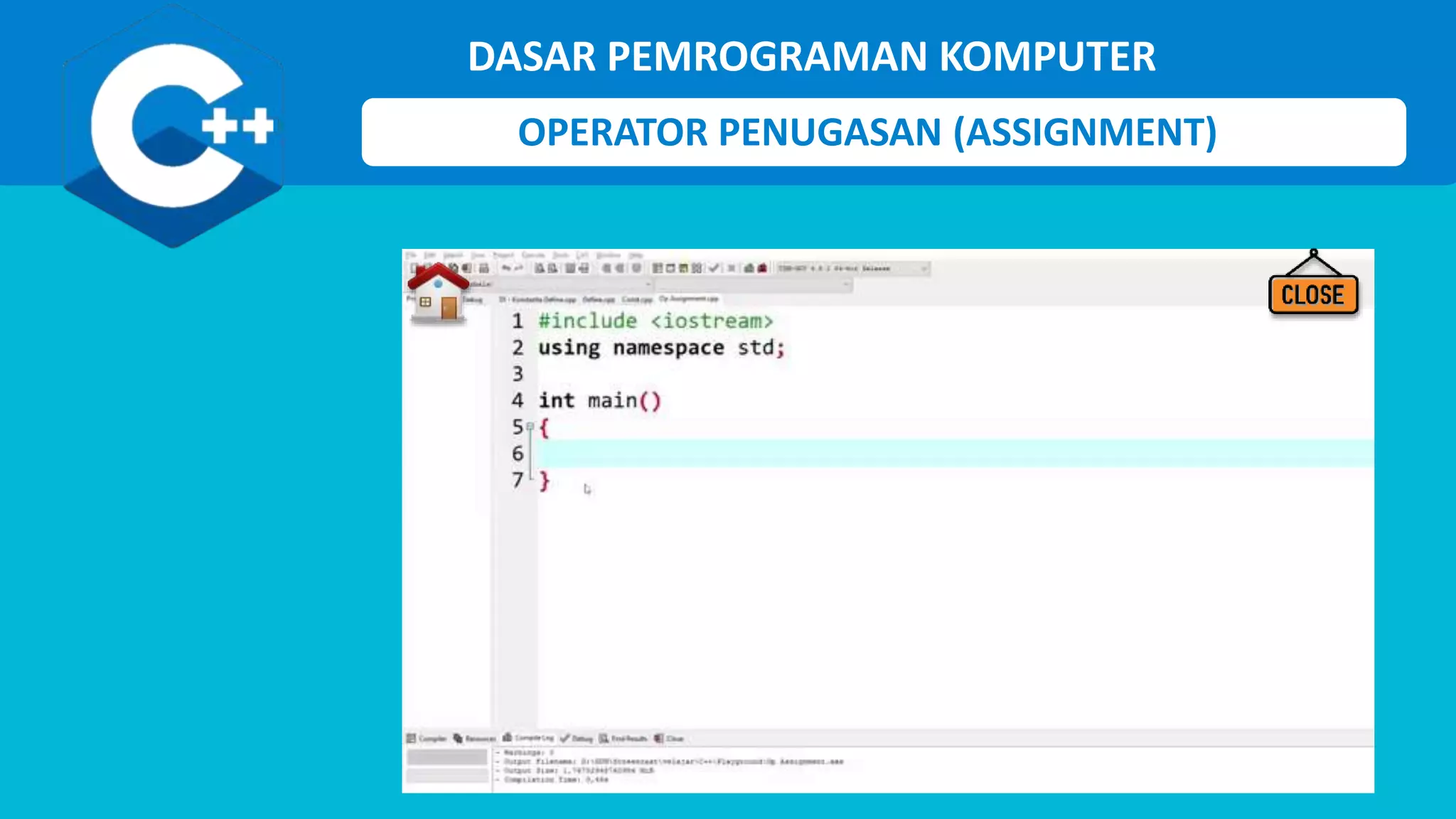 Ppt modul 2 operator | PPTX