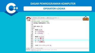 Ppt modul 2 operator | PPTX