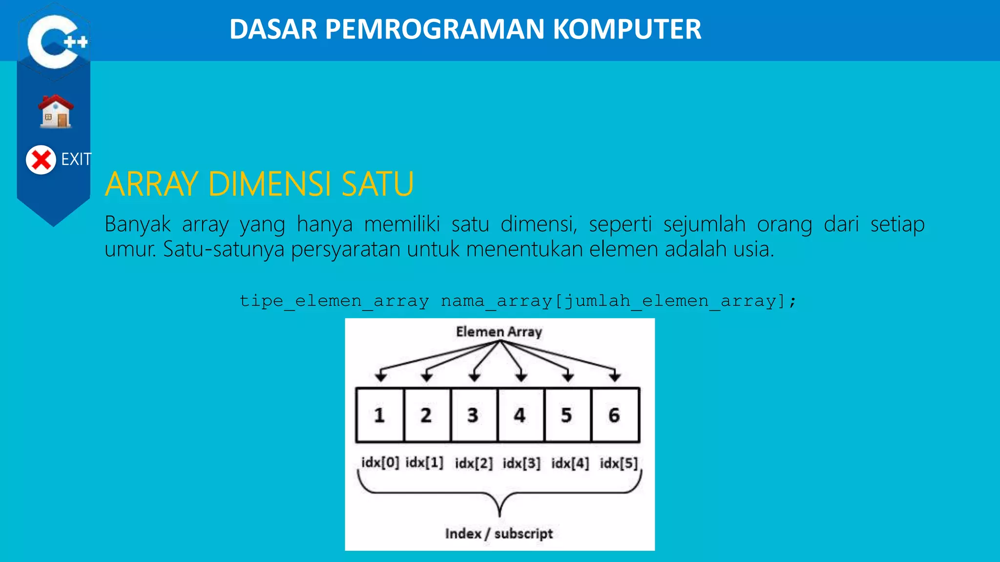 Ppt modul 5 array | PPT