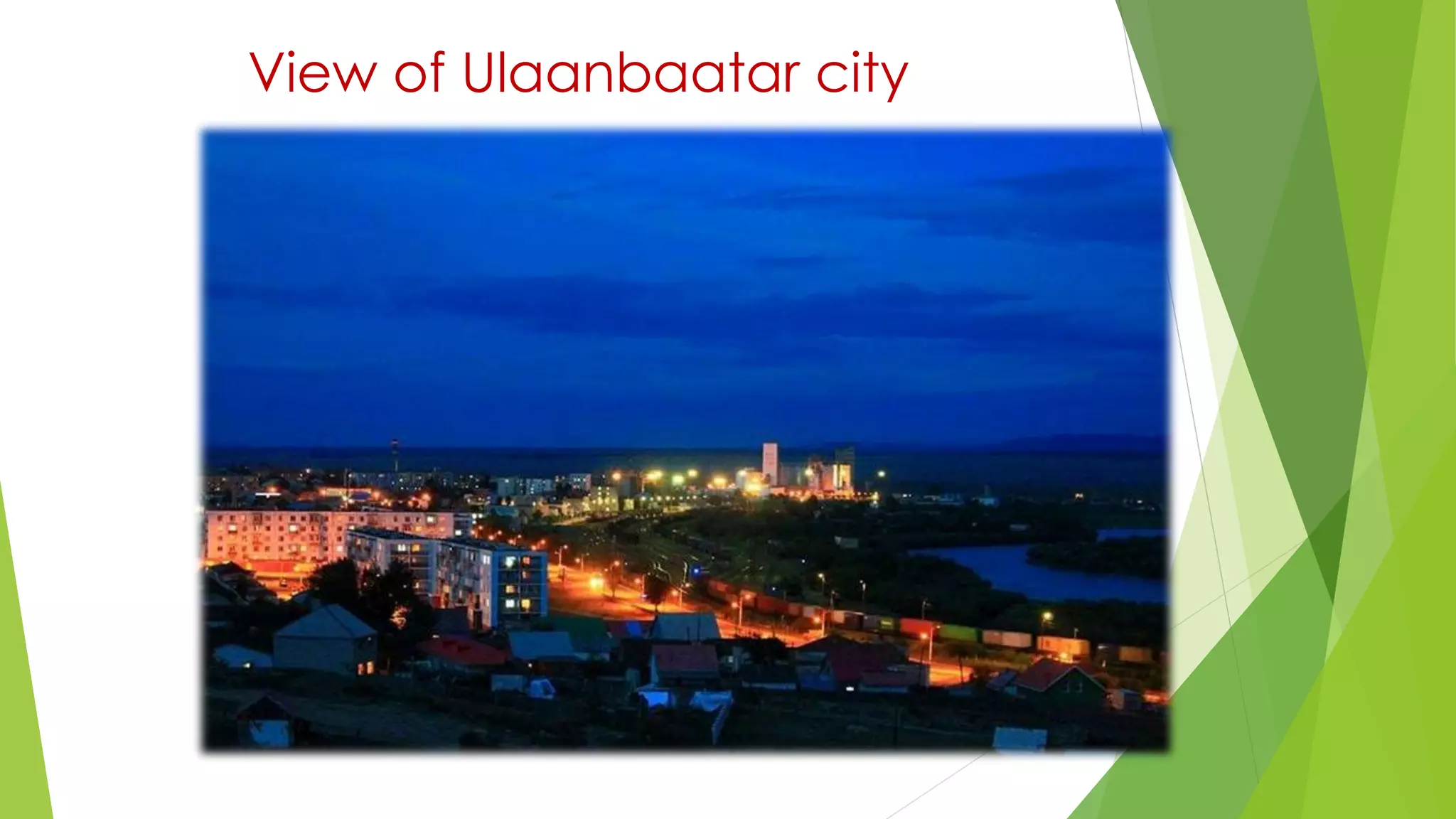 View of Ulaanbaatar city
 