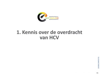 1. Kennis over de overdracht
van HCV
11
1392BE15NP03725
 