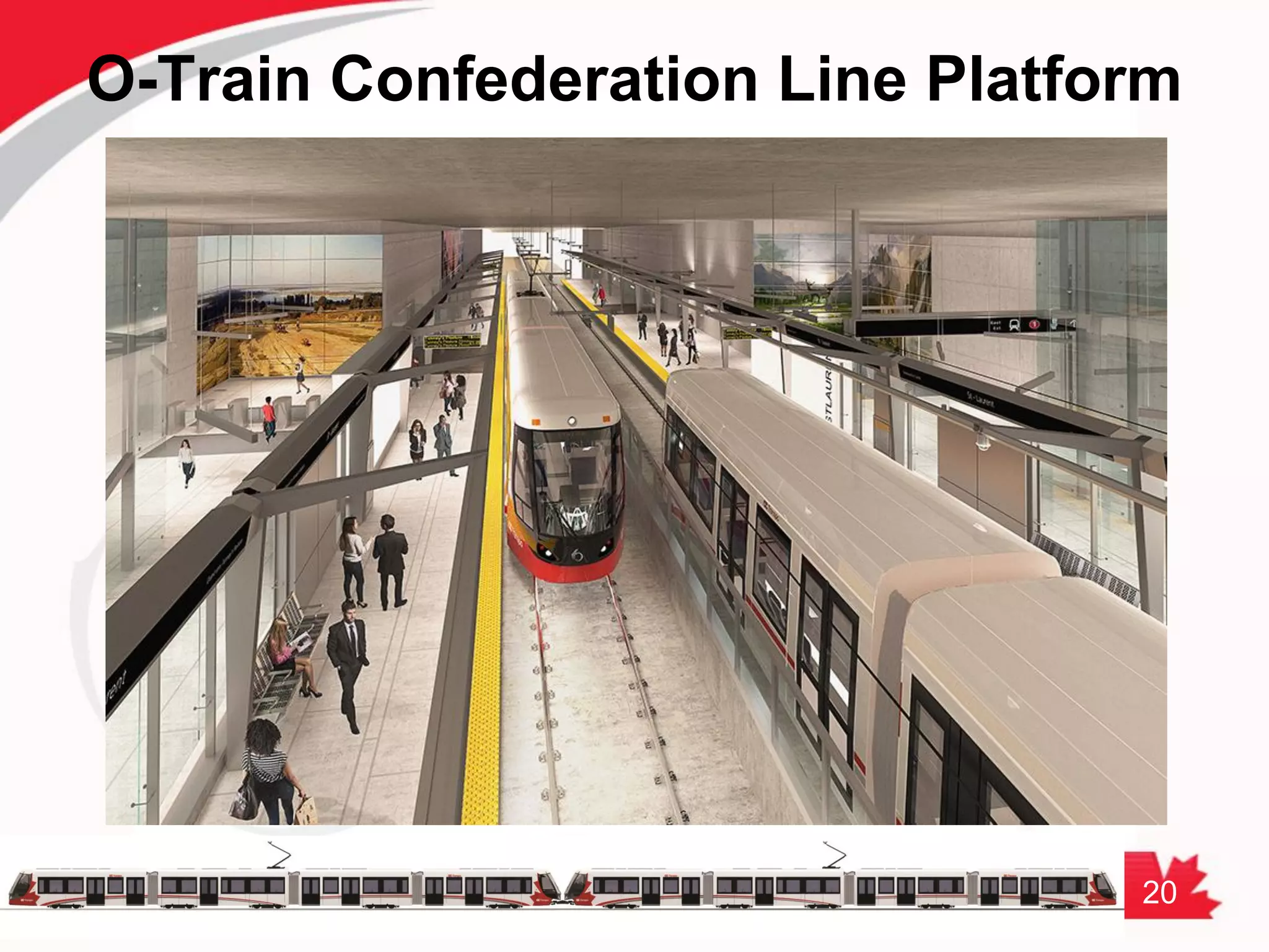 20
O-Train Confederation Line Platform
 
