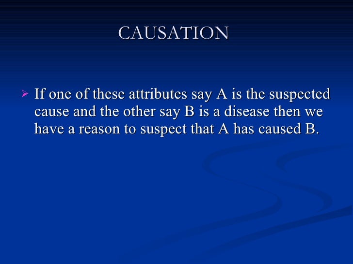 what does non causal association mean