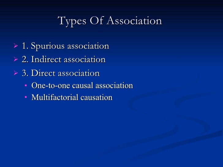define causal association