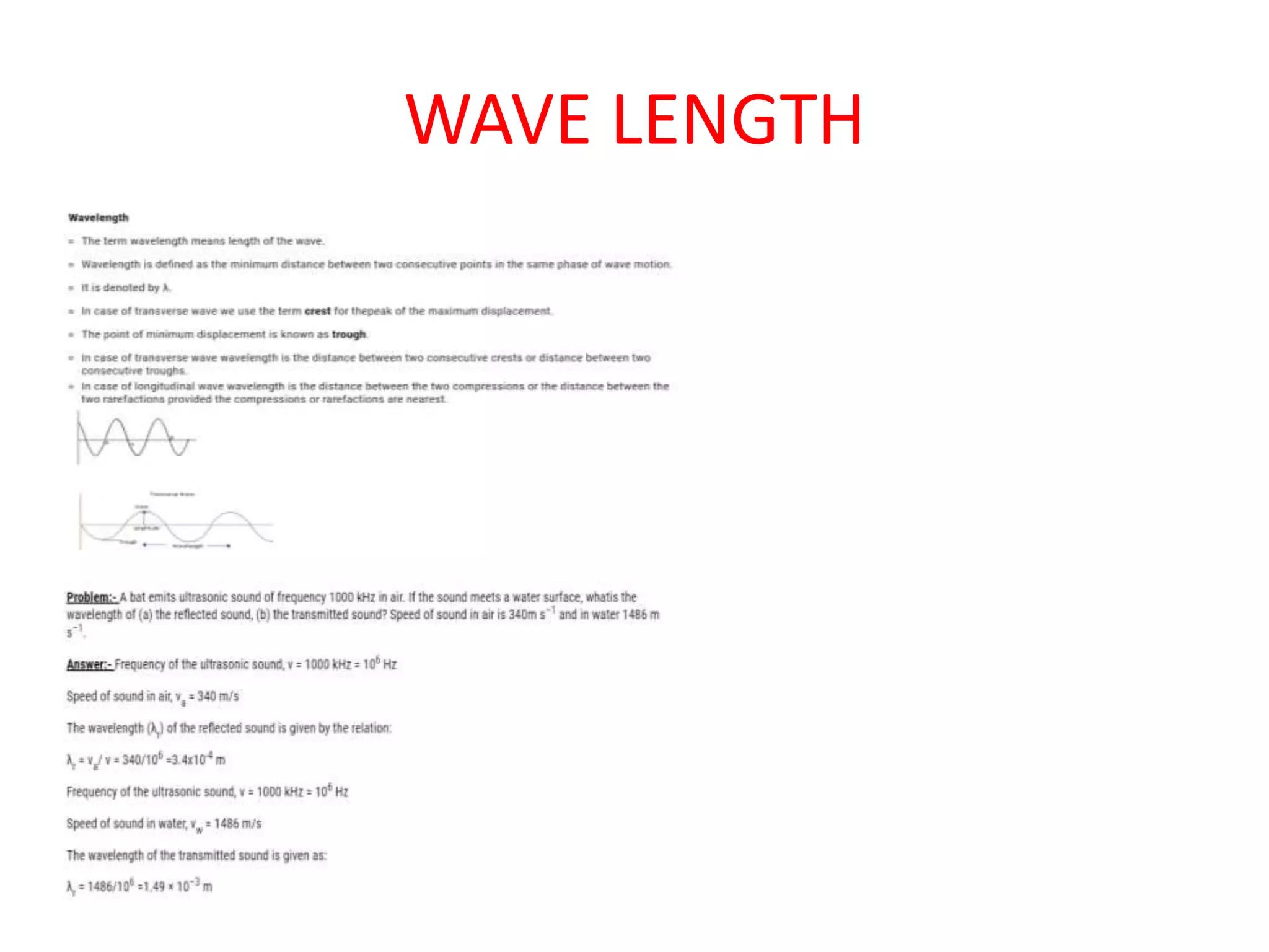 PPT on Waves Class 11 | PPTX