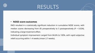 Minimally Invasive Intra Nasal Endoscopic Septoplasty with NOSE Score ...