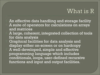 Pricipal Component Analysis Using R | PPT
