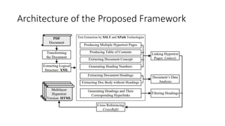 Architecture of the Proposed Framework
 