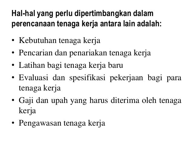 Ppt Penganggaran Bisnis Anggaran Tenaga Kerja