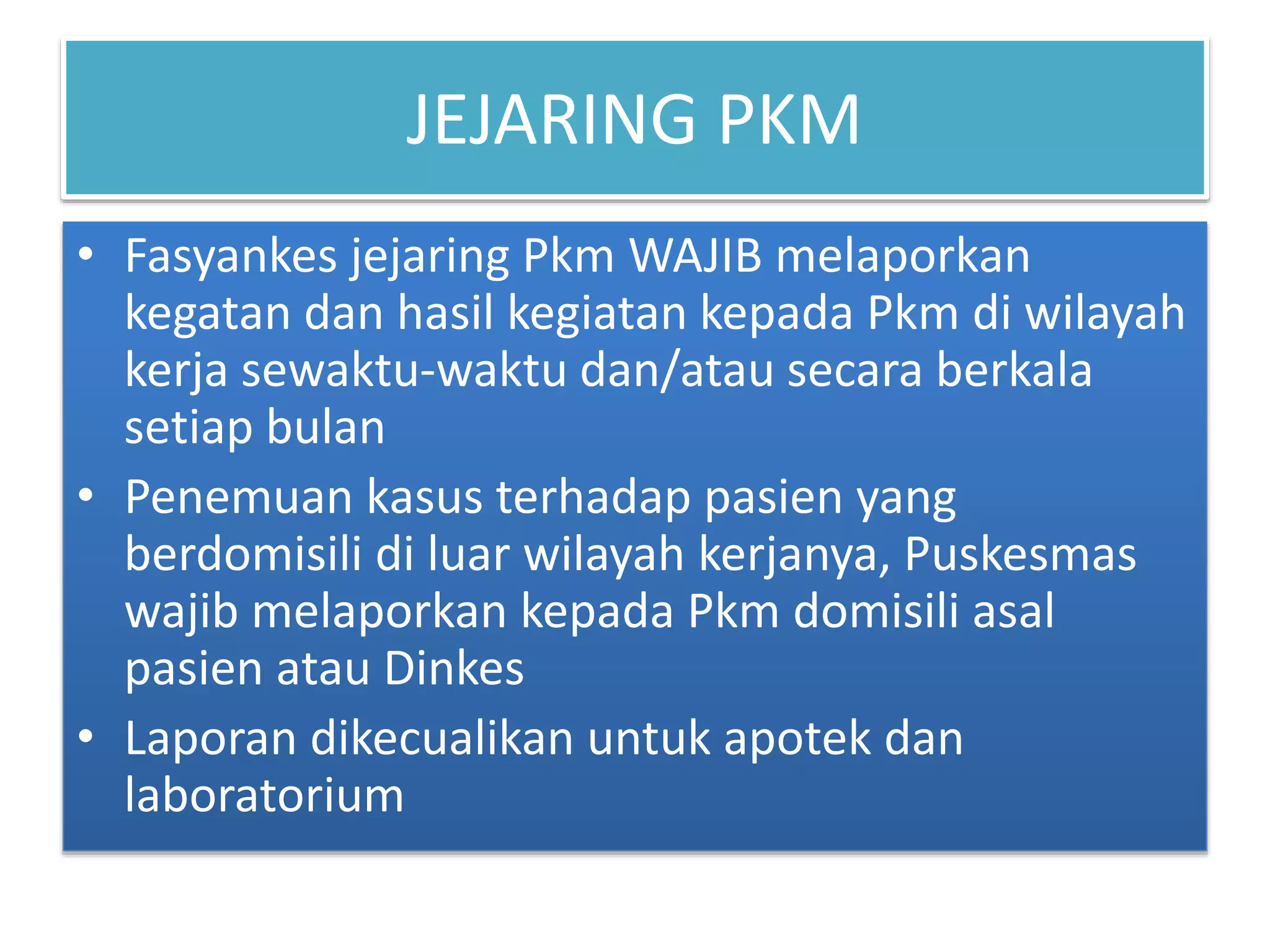 PPT - PERTEMUAN KOORDINASI DAN EVALUASI SARANA PELAYANAN KESEHATAN ...